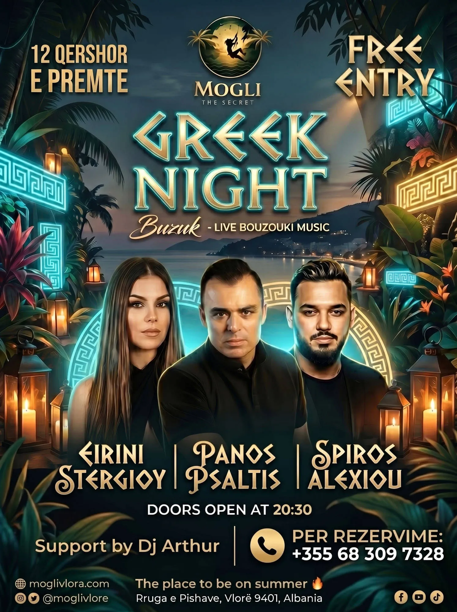 Greek Night – Muzikë Live me Buzuki